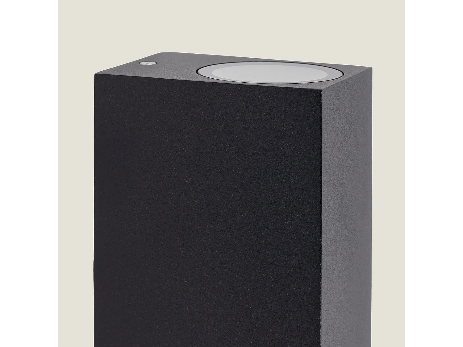 Applique Murale Extérieure Aluminium Miseno Noire Éclairage Double Face