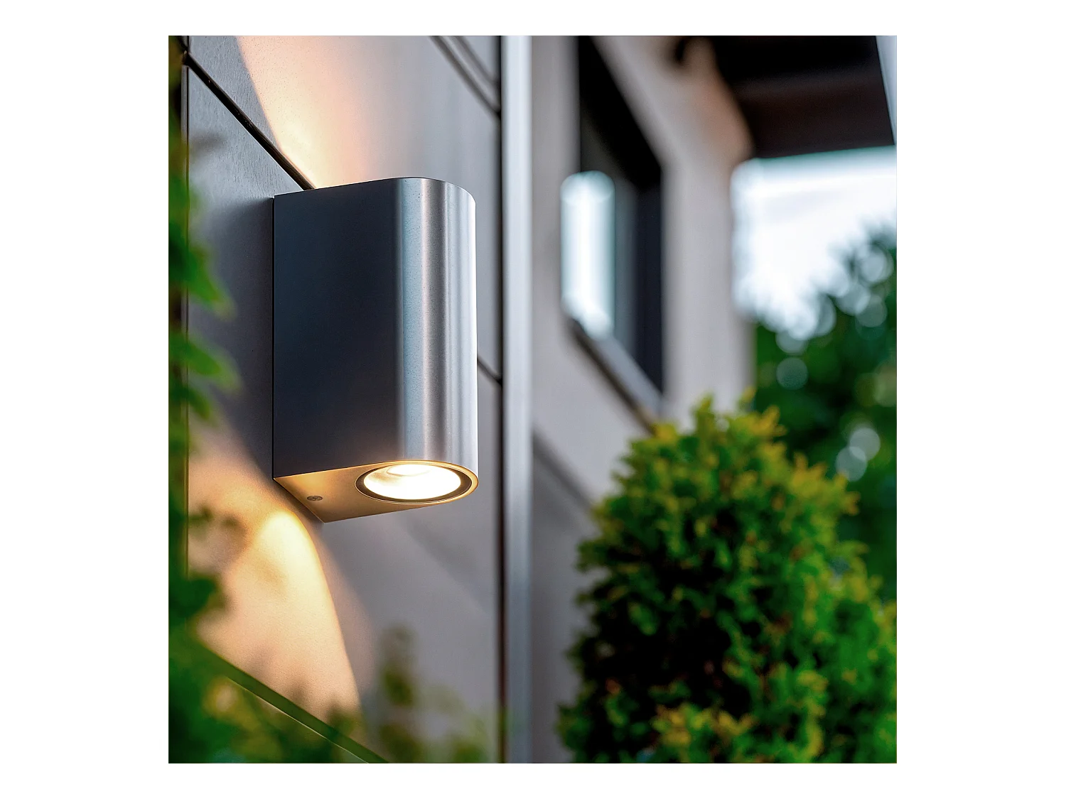 Applique Murale Aluminium Big Gala Éclairage Double Face Argent