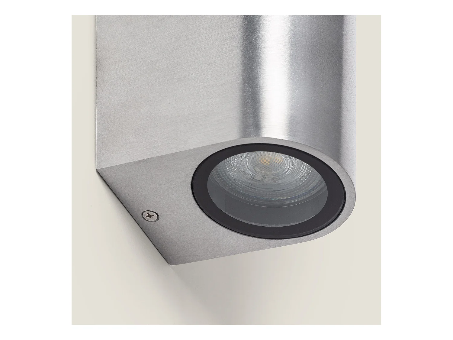 Applique Murale Aluminium Big Gala Éclairage Double Face Argent