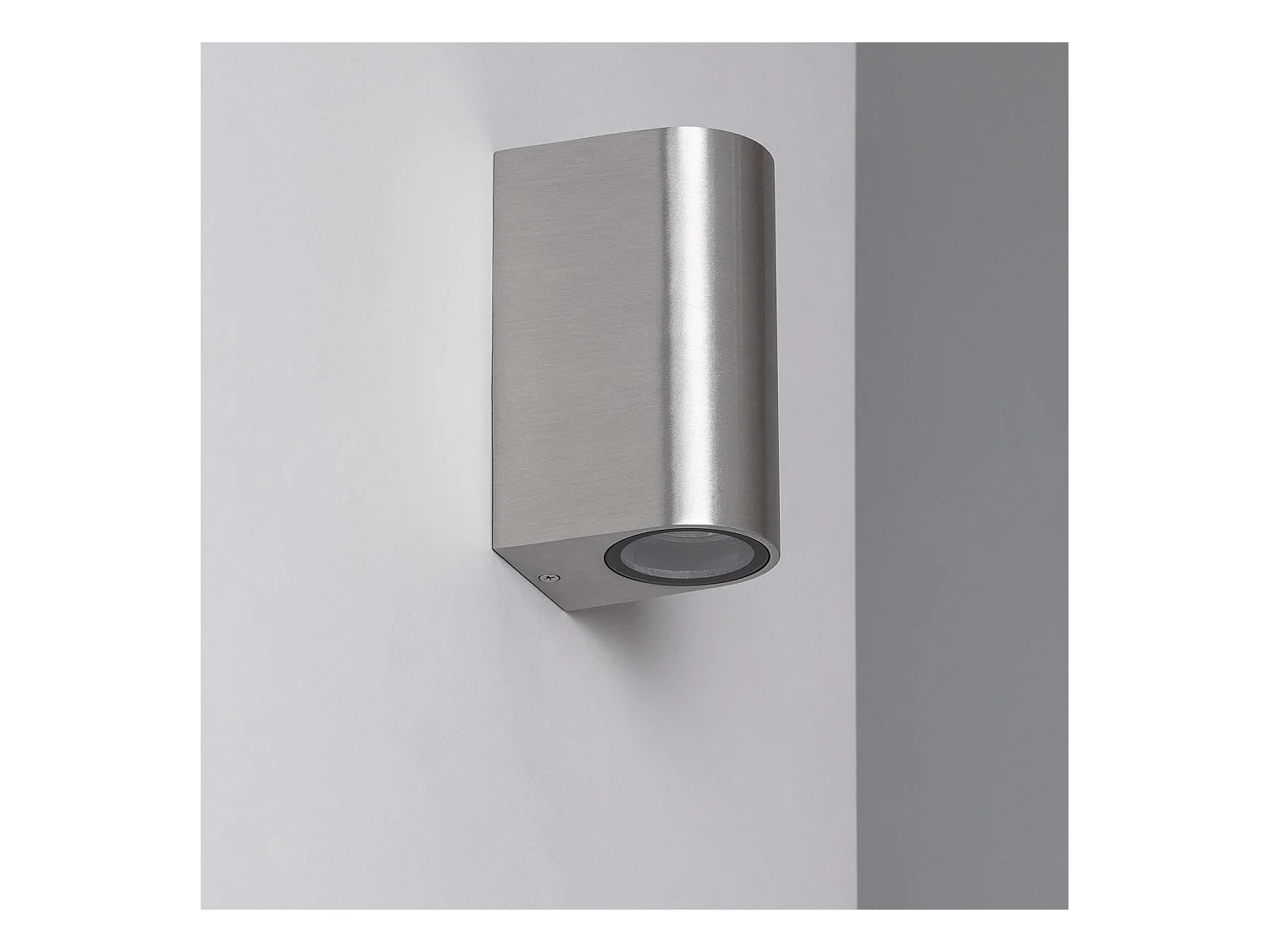 Applique Murale Aluminium Big Gala Éclairage Double Face Argent