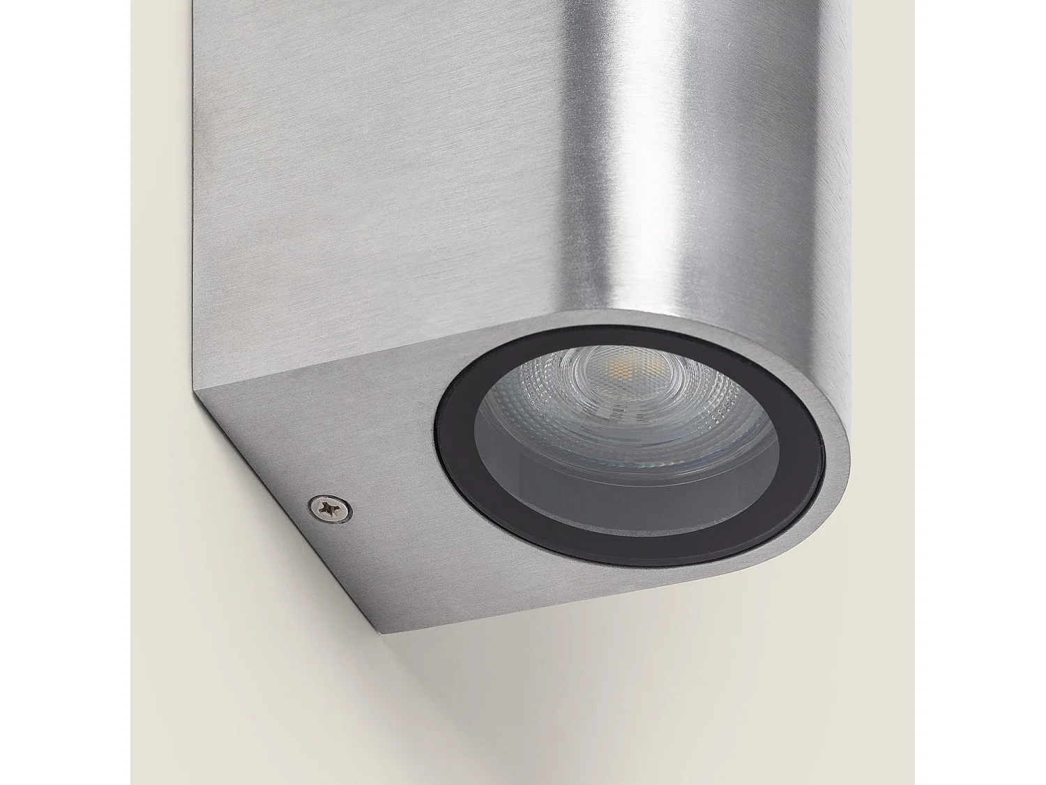 Applique Murale Aluminium Big Gala Éclairage Double Face Argent