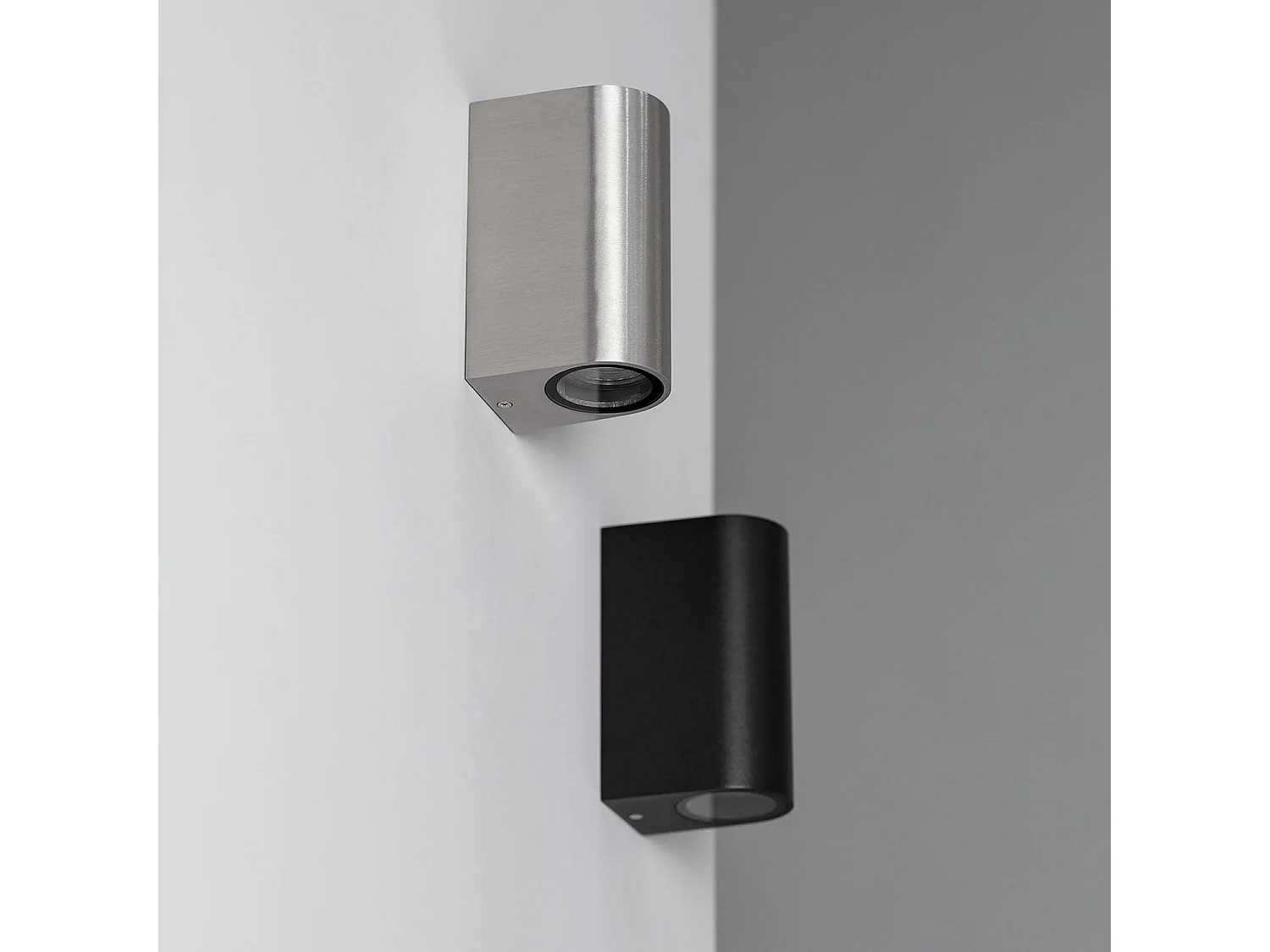 Applique Murale Aluminium Big Gala Éclairage Double Face Argent