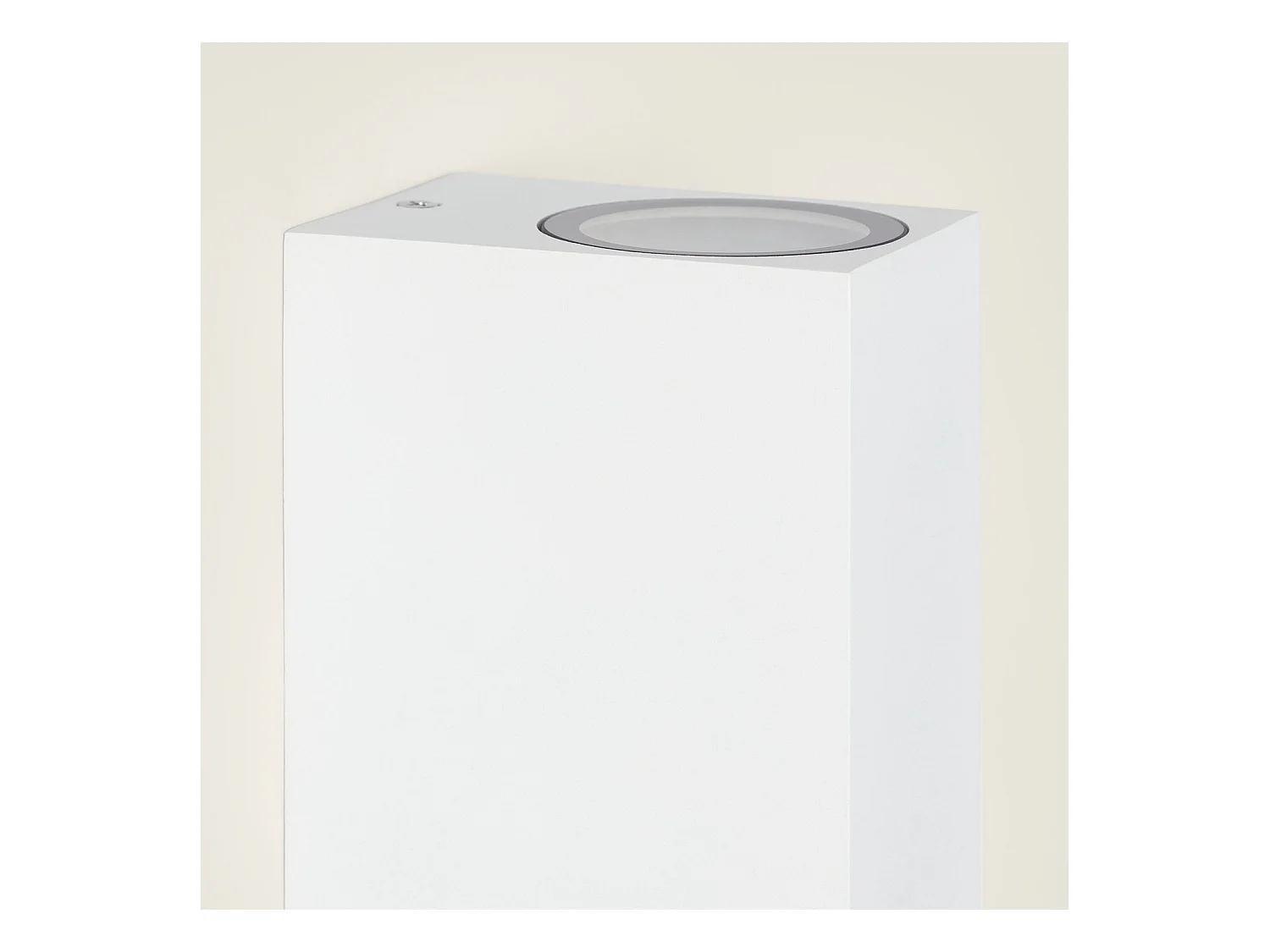 Applique Murale Extérieure Aluminium Miseno Blanche Éclairage Double Face