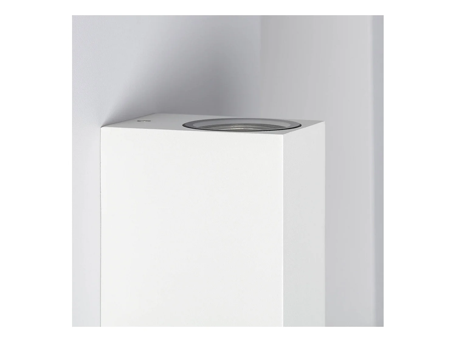 Applique Murale Extérieure Aluminium Miseno Blanche Éclairage Double Face