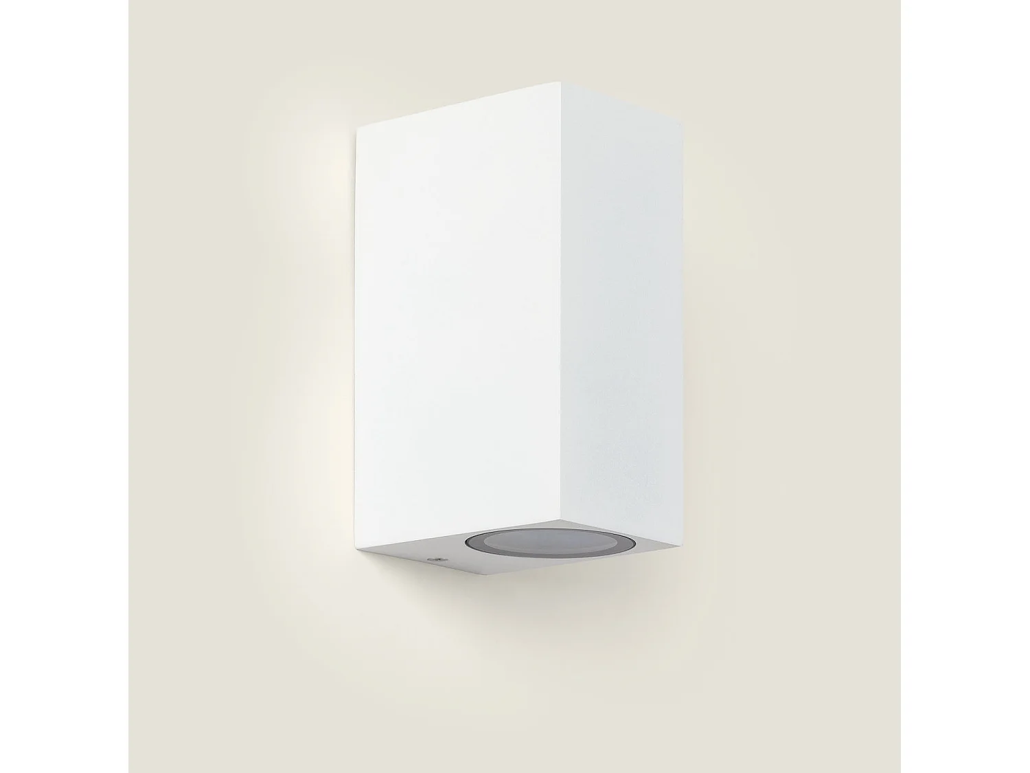 Applique Murale Extérieure Aluminium Miseno Blanche Éclairage Double Face