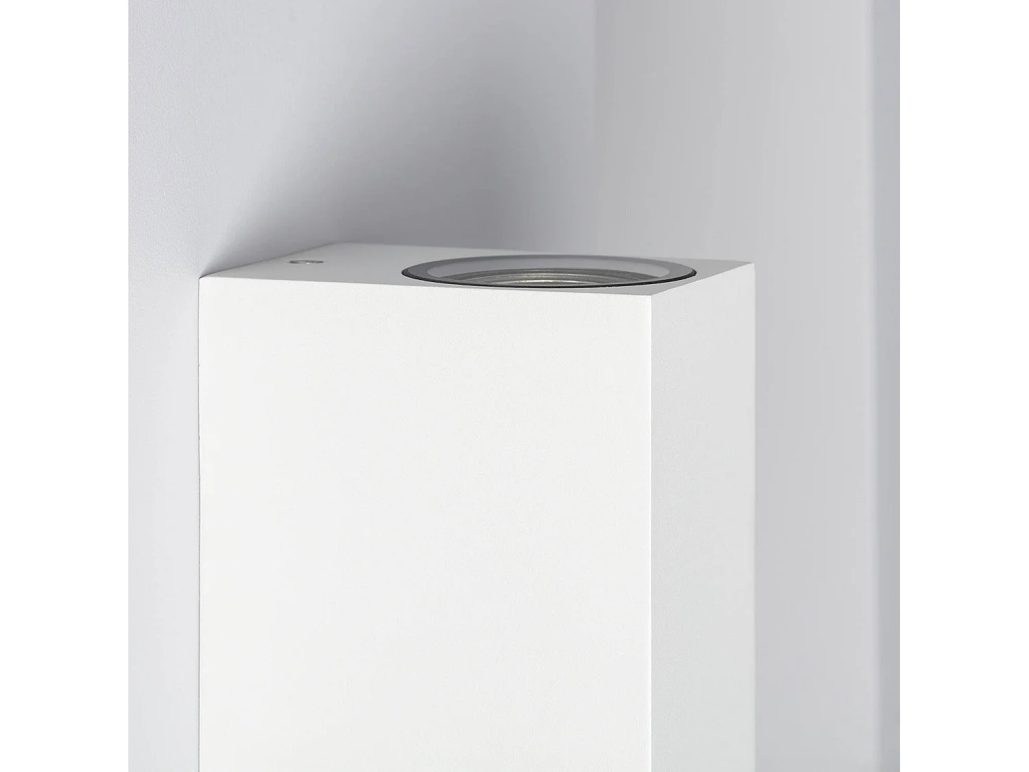 Applique Murale Extérieure Aluminium Miseno Blanche Éclairage Double Face