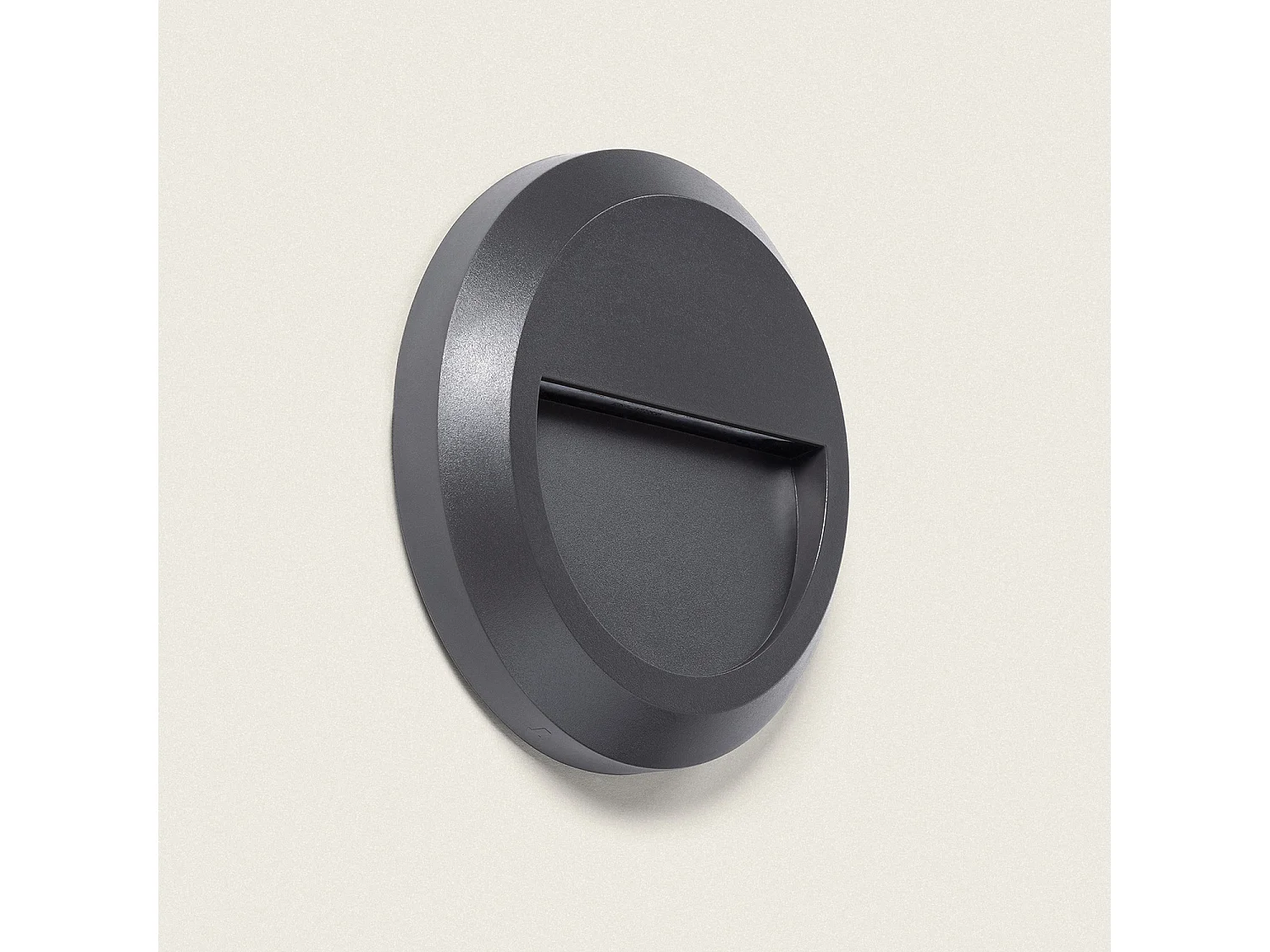 Balise LED Extérieure En Saillie au Mur Ronde Edulis Anthracite