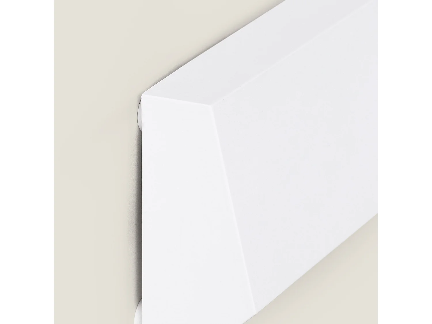 Balise LED Extérieure 3W En Saillie au Mur Rectangulaire Valeta Blanche  4000K Blanc neutre