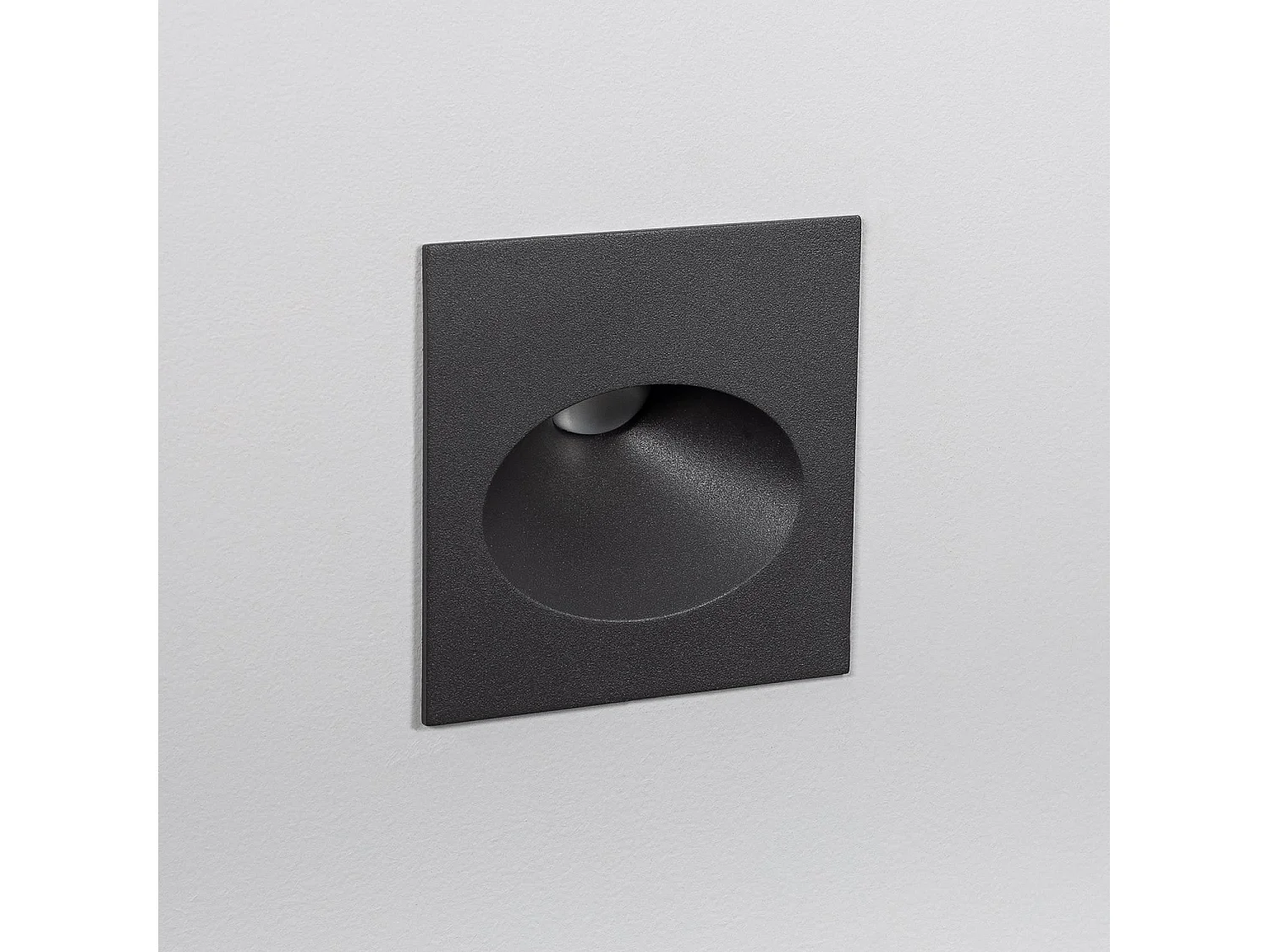 Balise Extérieure Murale LED Encastrable 3W Coney Grise