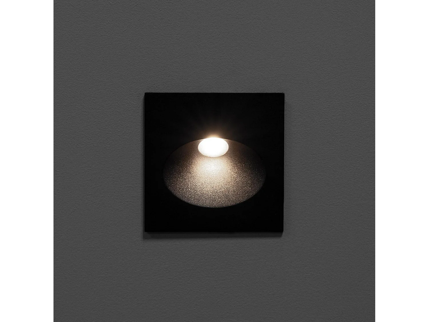 Balise Extérieure Murale LED Encastrable 3W Coney Grise