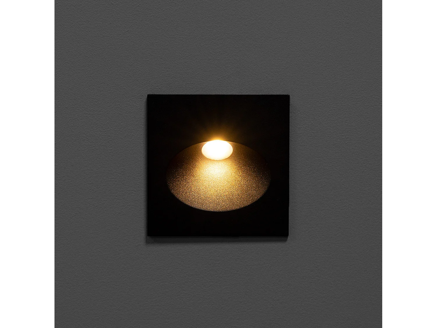 Balise Extérieure Murale LED Encastrable 3W Coney Grise