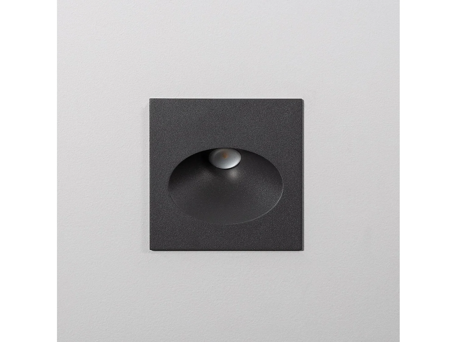 Balise Extérieure Murale LED Encastrable 3W Coney Grise