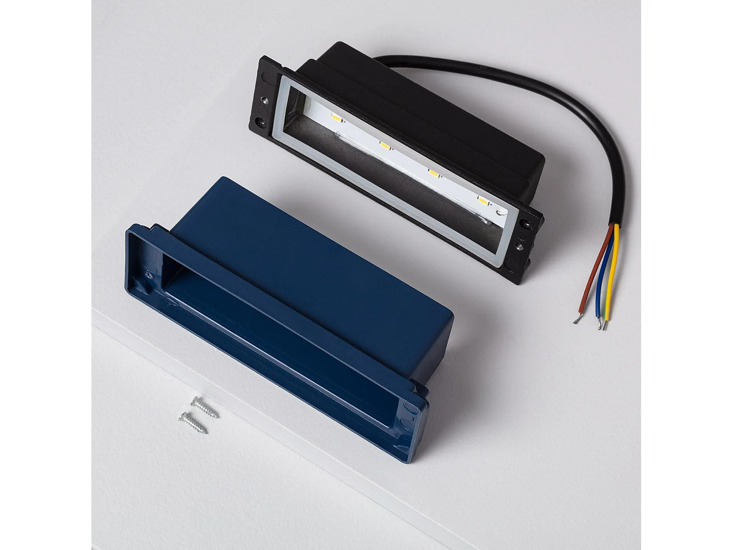 Baliza Exterior LED 4W Empotrable Pared Morgan 4000K Blanco Neutro