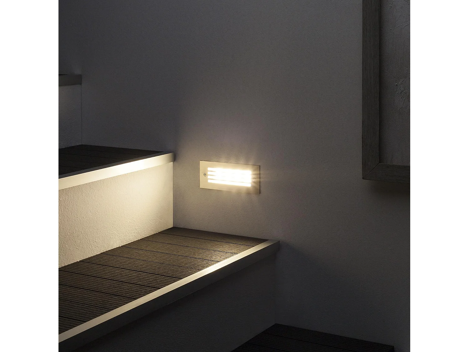 Balise LED Extérieure 4W Encastrable au Mur Morgan 4000K Blanc neutre