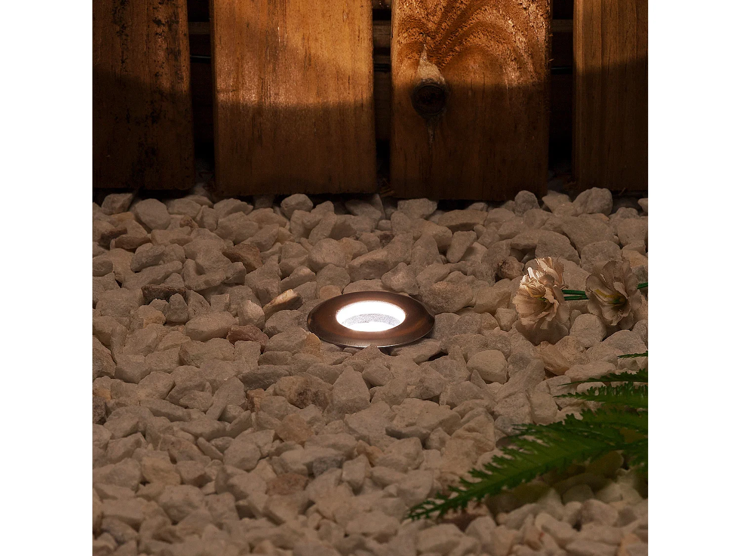 Spot LED Extérieur Encastrables au Sol Mini  3000K Blanc chaud