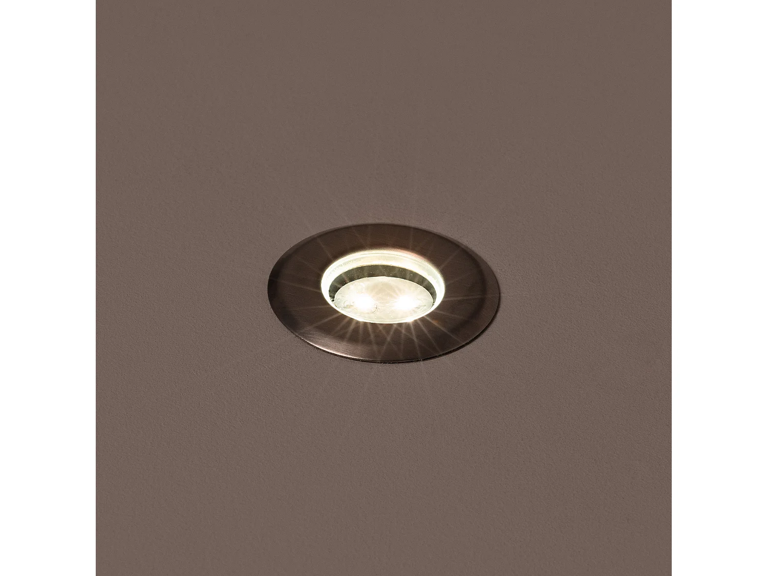 Spot LED Extérieur Encastrables au Sol Mini  3000K Blanc chaud