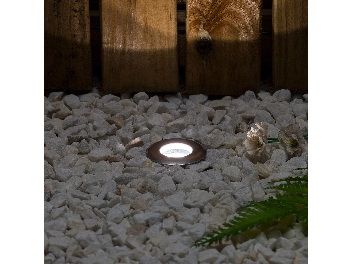 Spot LED Extérieur Encastrable au Sol Mini  3000K Blanc chaud