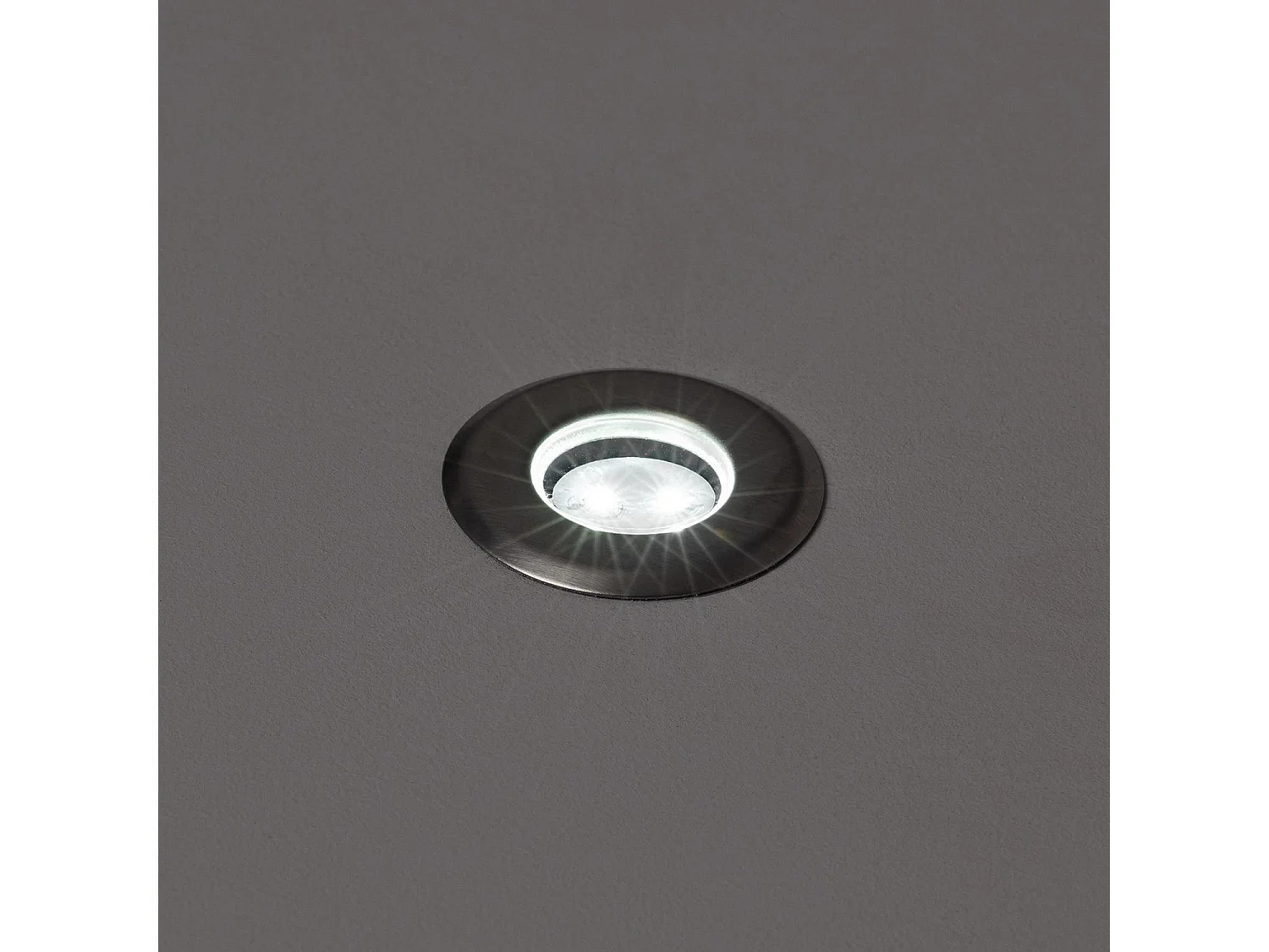Spot LED Extérieur Encastrable au Sol Mini  3000K Blanc chaud