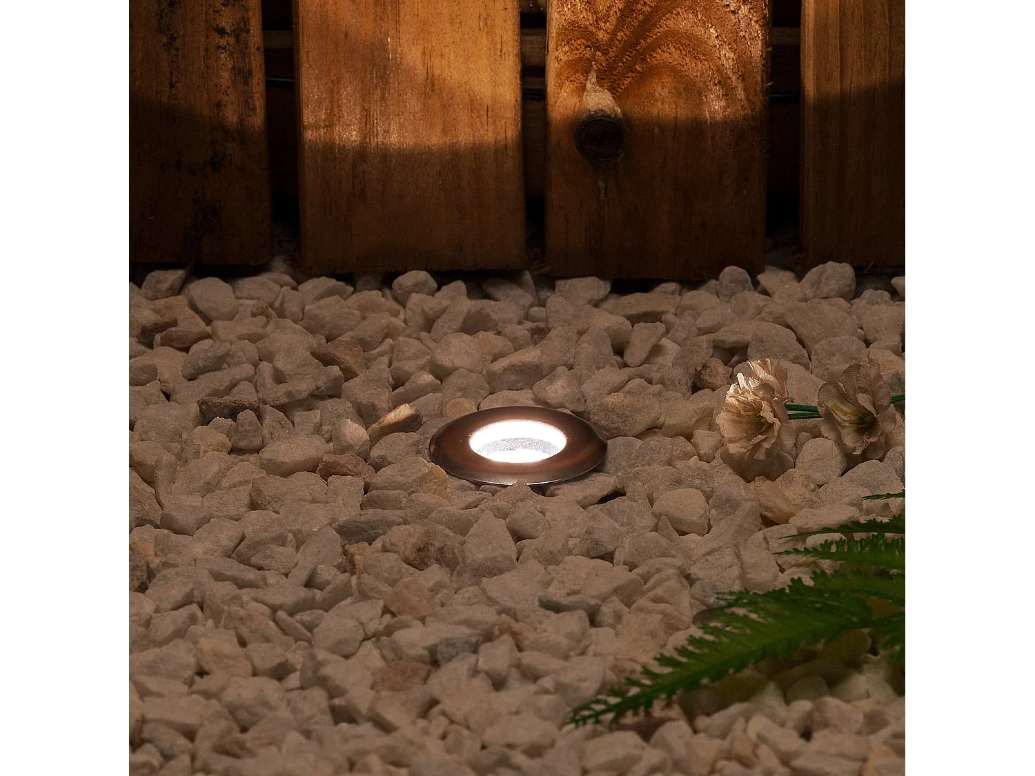 Spot LED Extérieur Encastrable au Sol Mini  3000K Blanc chaud