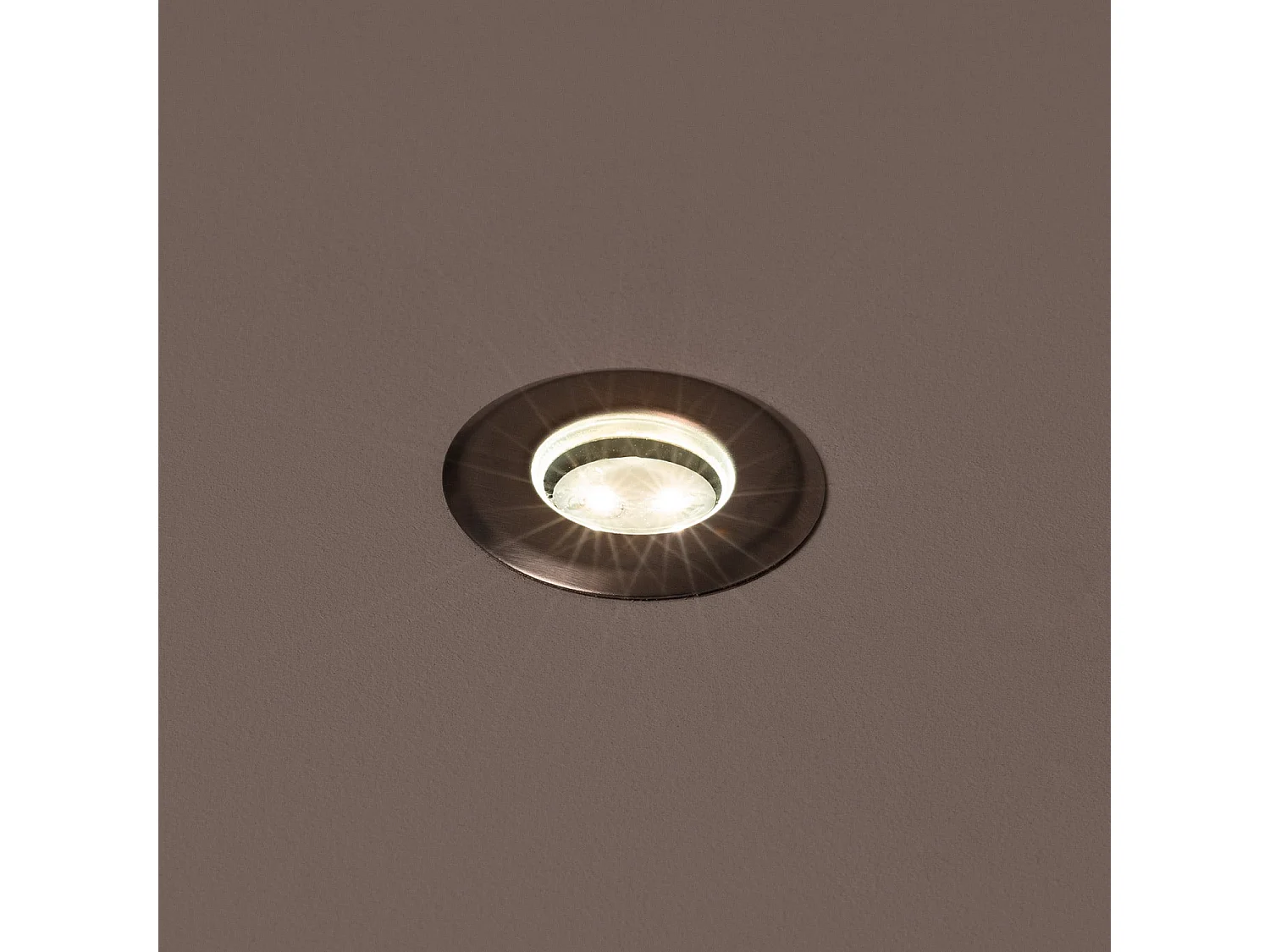 Spot LED Extérieur Encastrable au Sol Mini  3000K Blanc chaud