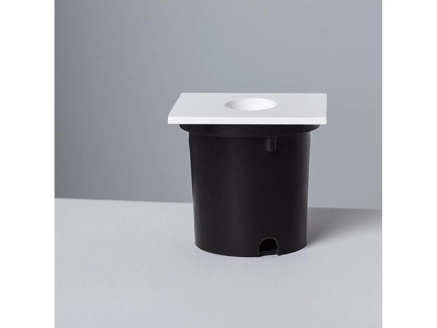 Segnapasso LED da Incasso a Parete Quadrato Bianco Adam 3000K Bianco Caldo