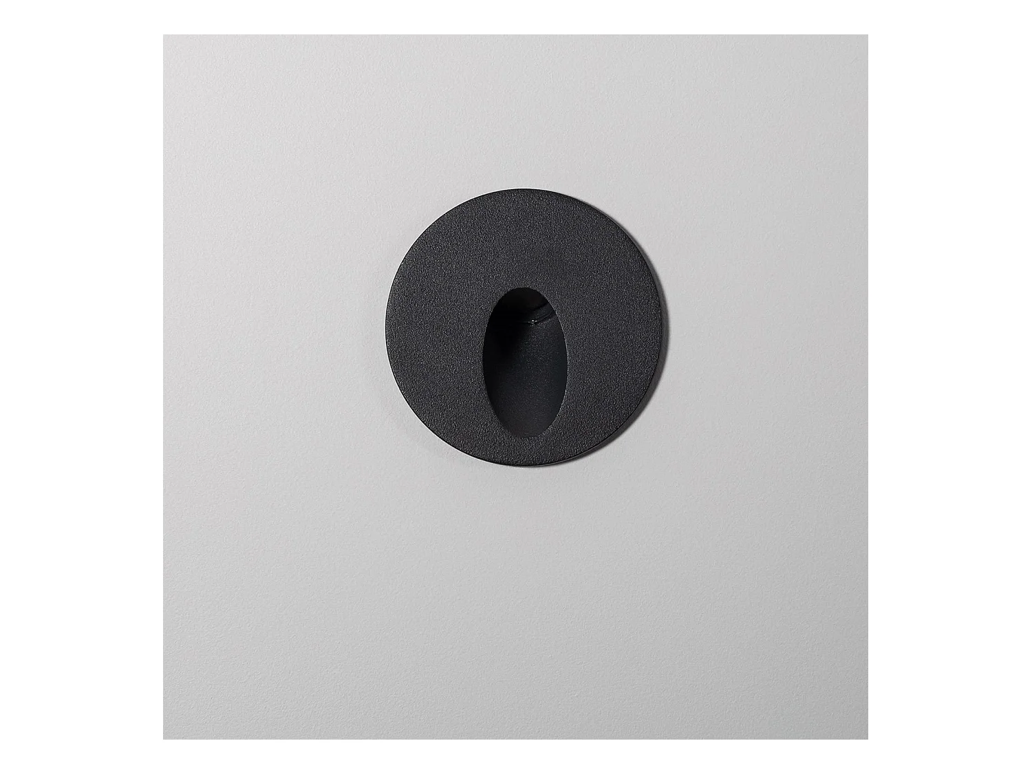 Balise Extérieure Murale LED Encastrable 3W Ronde Boiler Grise  4000K Blanc neutre