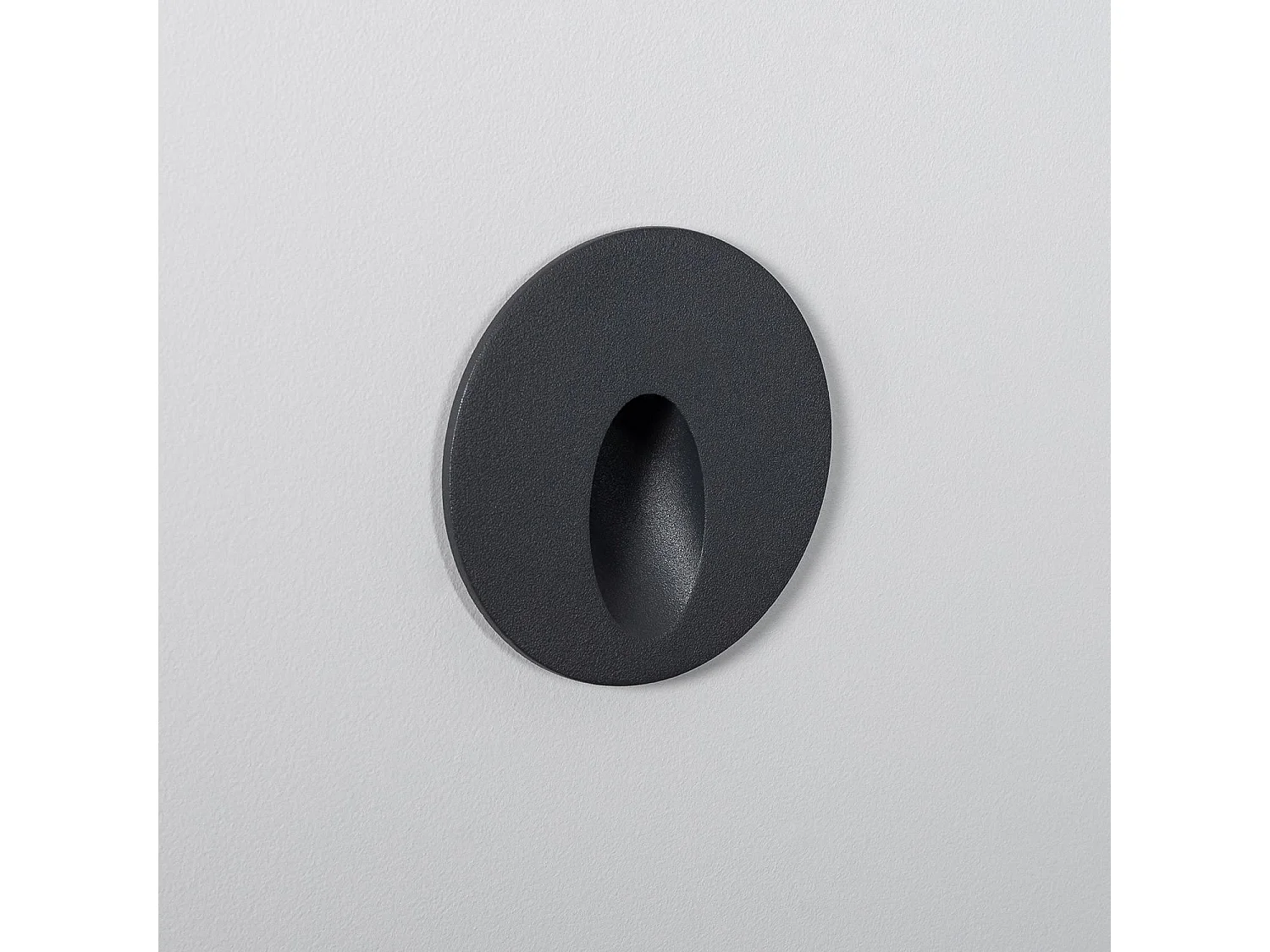 Baliza Exterior LED 3W Empotrable Pared Circular Gris Boiler 4000K Blanco Neutro