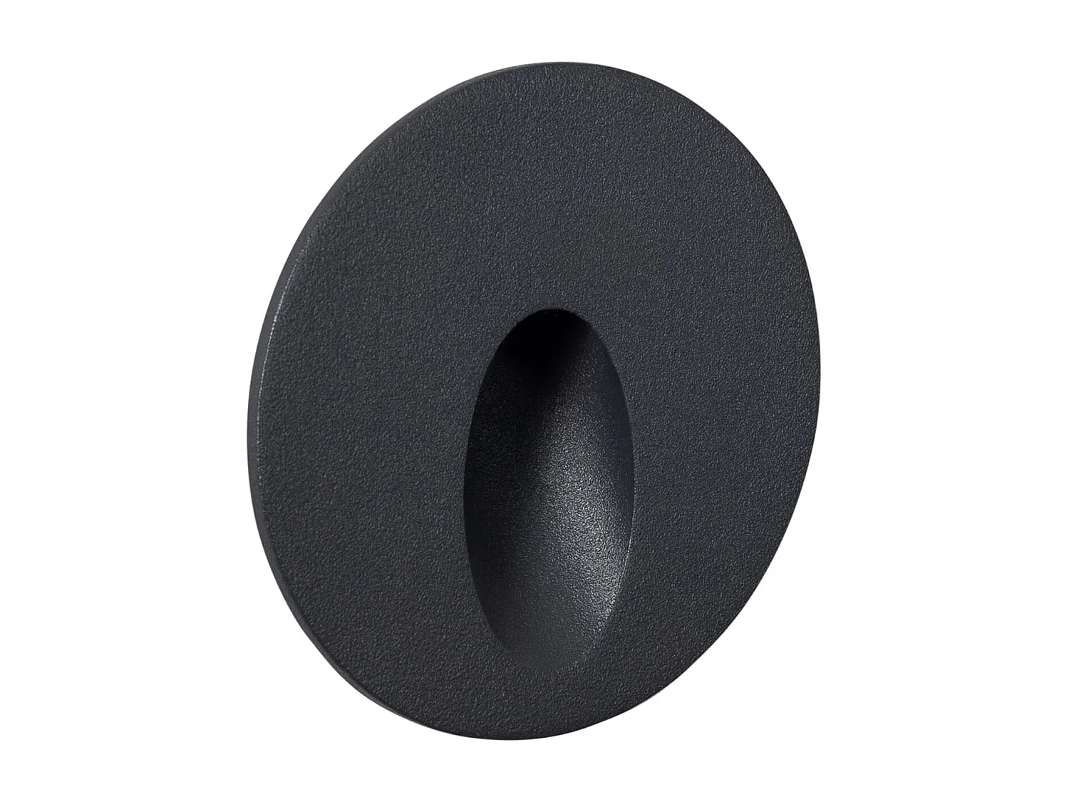 Balise Extérieure Murale LED Encastrable 3W Ronde en Aluminium Boiler Grise  4000K Blanc neutre