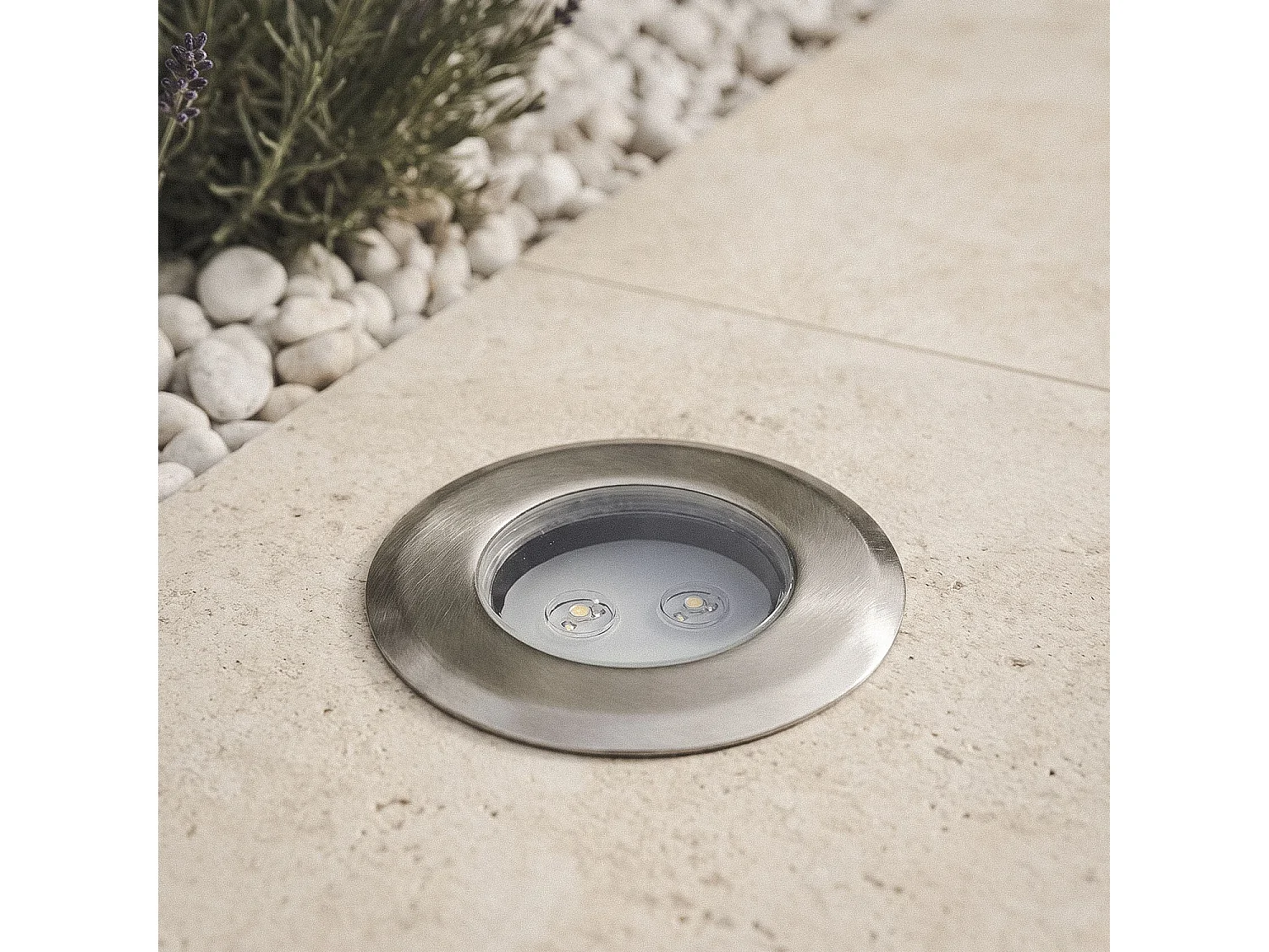 Foco Exterior LED Empotrable Suelo Acero inoxidable Mini 4000K Blanco Neutro