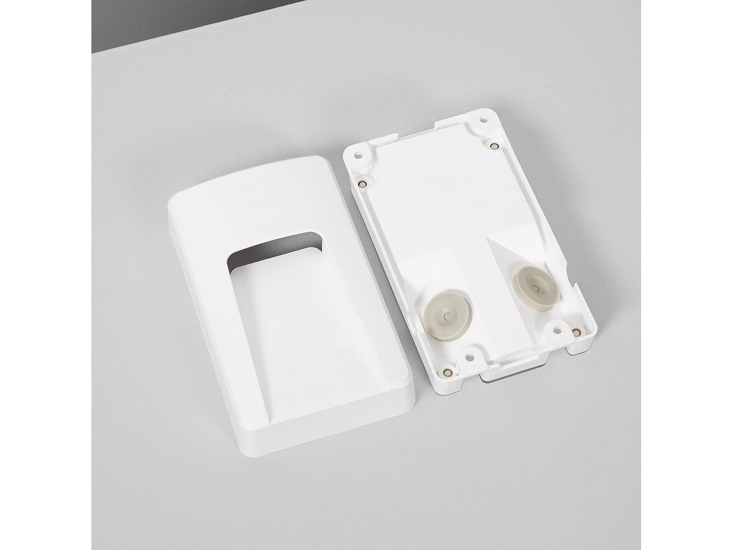 Balise LED Extérieure 3W En Saillie au Mur Rectangulaire Nilsa Blanche 4000K Blanc neutre