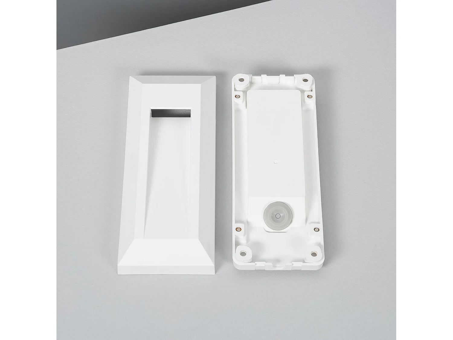 Balise LED Extérieure en Saillie au Mur Rectangulaire Edulis Blanche 4000K Blanc neutre