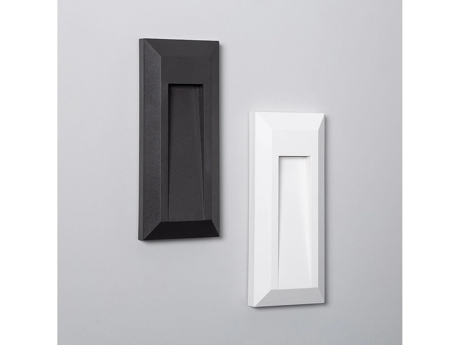 Balise LED Extérieure en Saillie au Mur Rectangulaire Edulis Blanche 4000K Blanc neutre