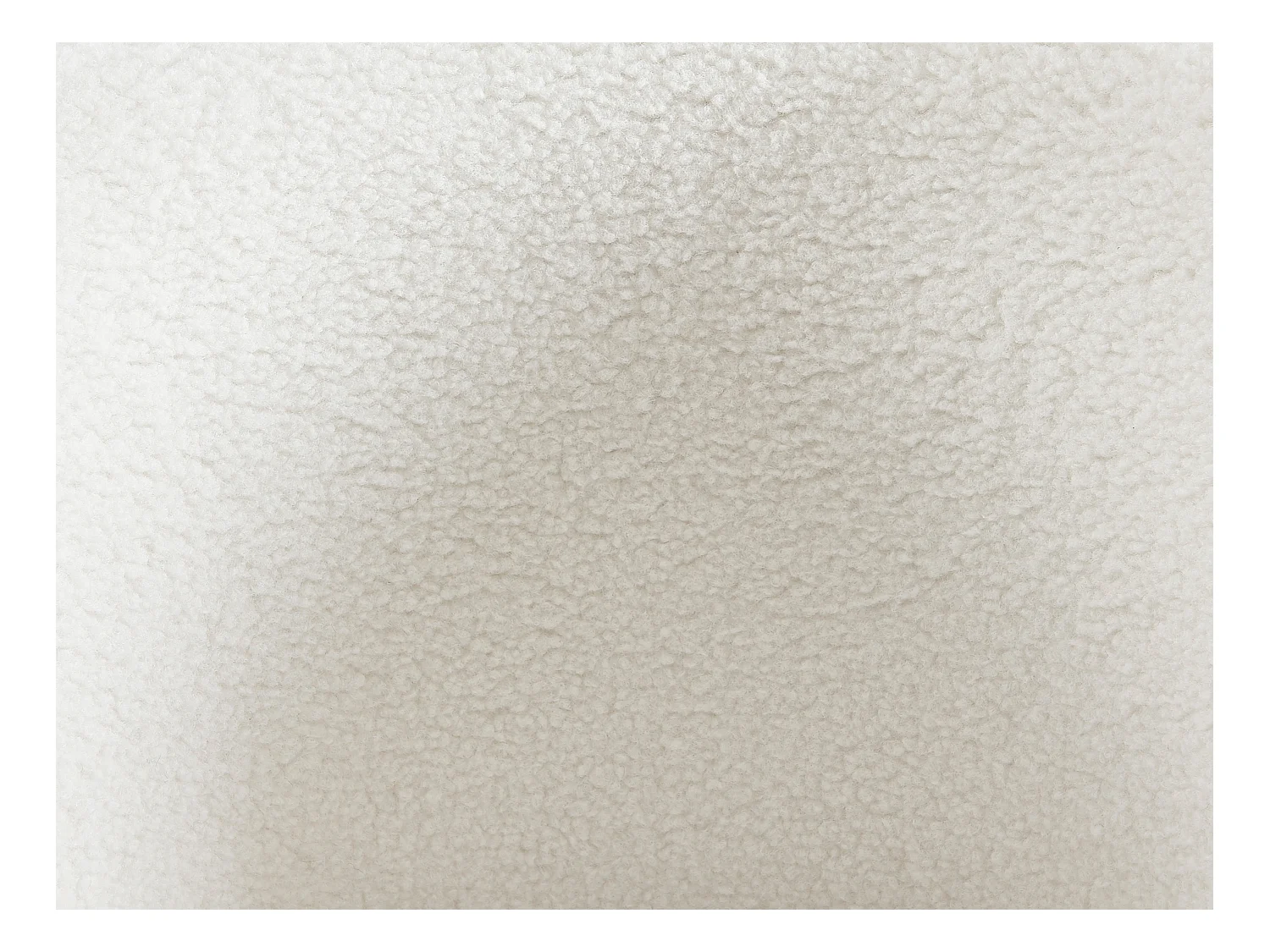 Conjunto de 2 taburetes de bar de rizada de tela y metal - blanco - SENORASE