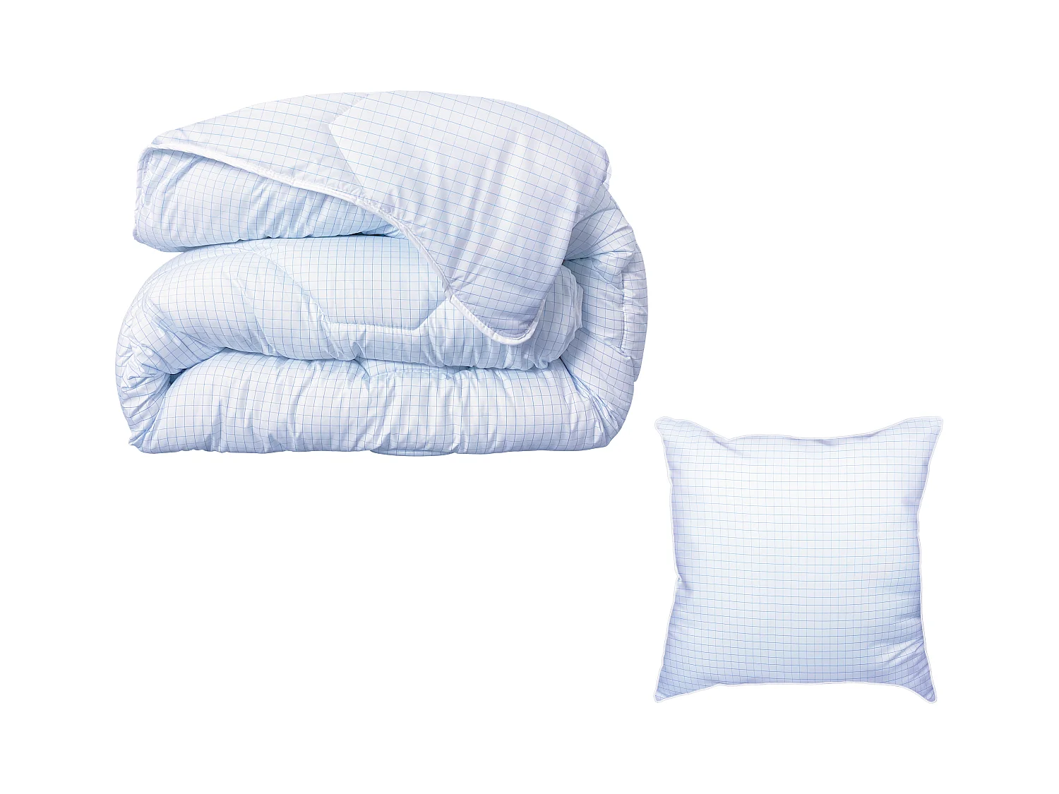 Set DODO dekbed 140 x 200 cm + 1 hoofdkussen 60 x 60 cm - Totale bescherming tegen huismijt - ANGE GARDIEN