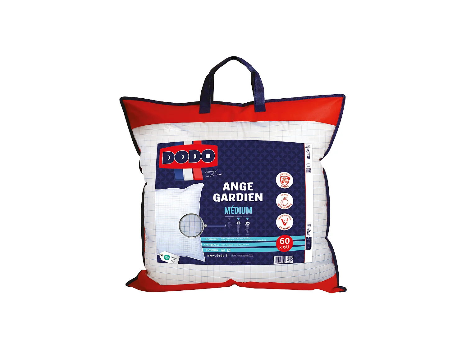 Pack DODO couette 140 x 200 cm + 1 oreiller 60 x 60 cm - Protection Totale anti acariens - ANGE GARDIEN