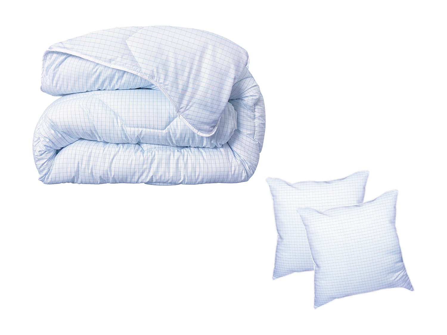 Set Dodo Bettdecke 240 X 260 Cm + 2 Kopfkissen 60 X 60 Cm - Vollschutz Gegen Milben - Ange Gardien