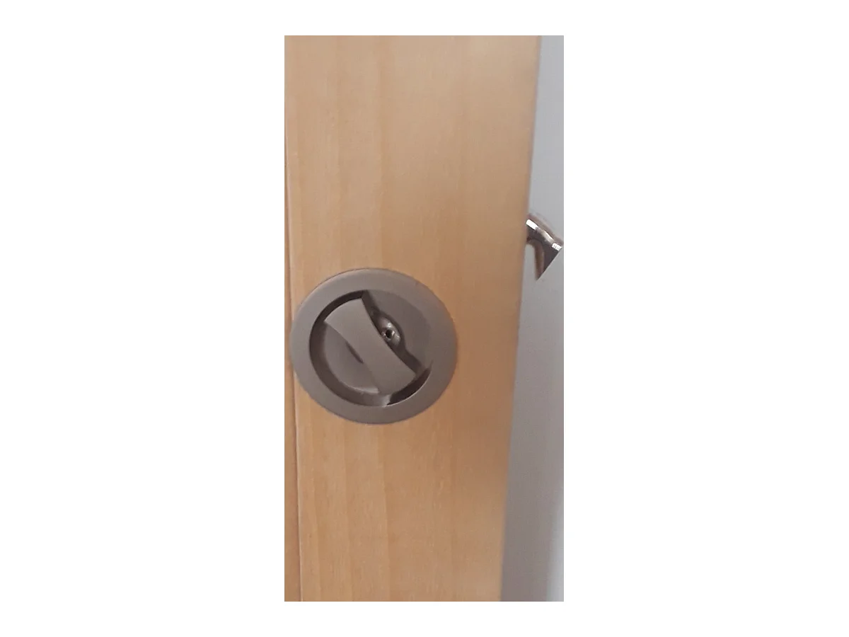 Porte Coulissante Atelier Blanc H204 X L73 + Systeme Galandage Et Kit De Finition Inclus Gd Menuiseries