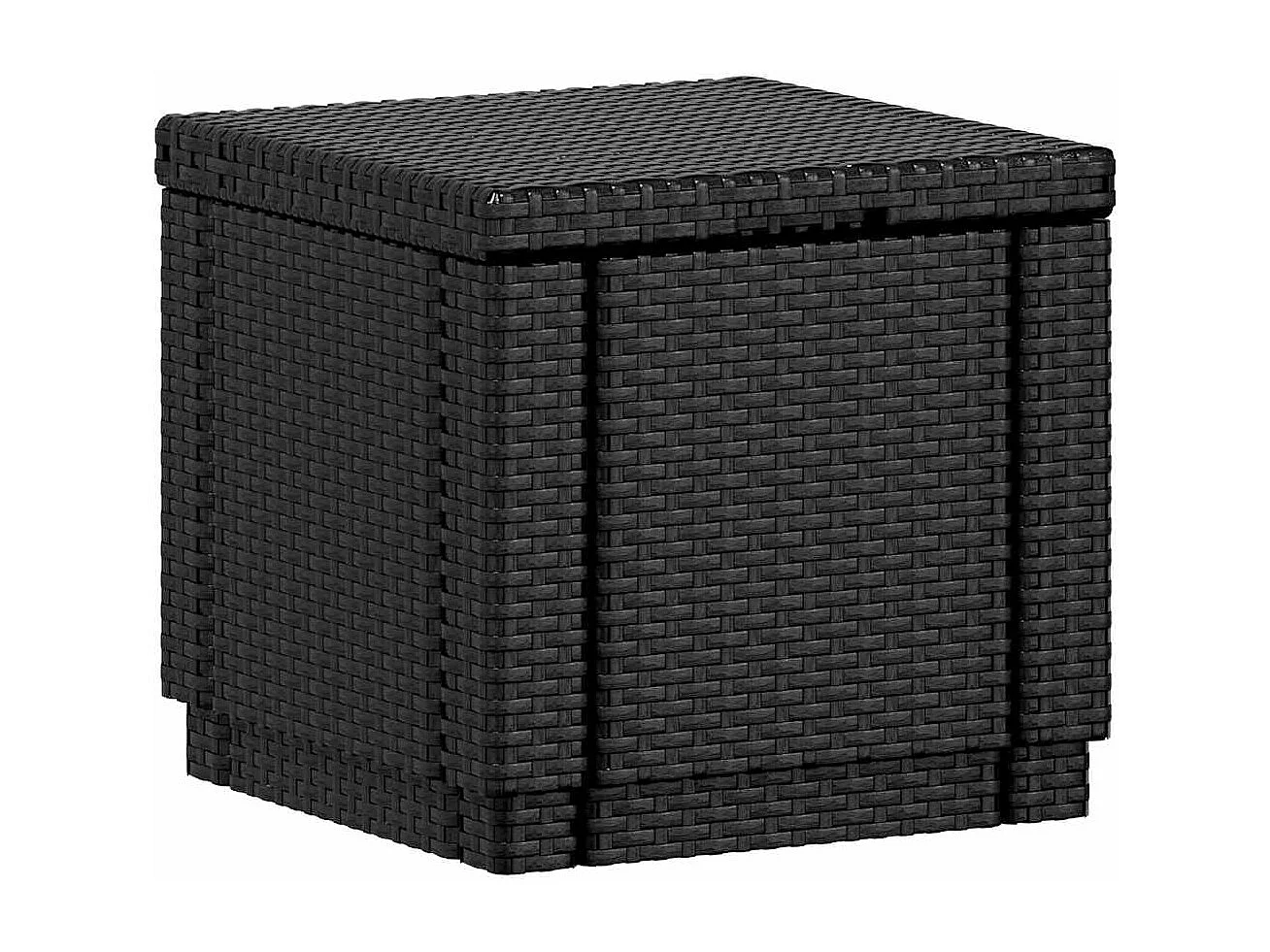 Hocker mit Stauraum Cube Graphitgrau 213816