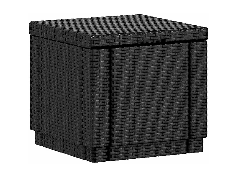 Hocker mit Stauraum Cube Graphitgrau 213816