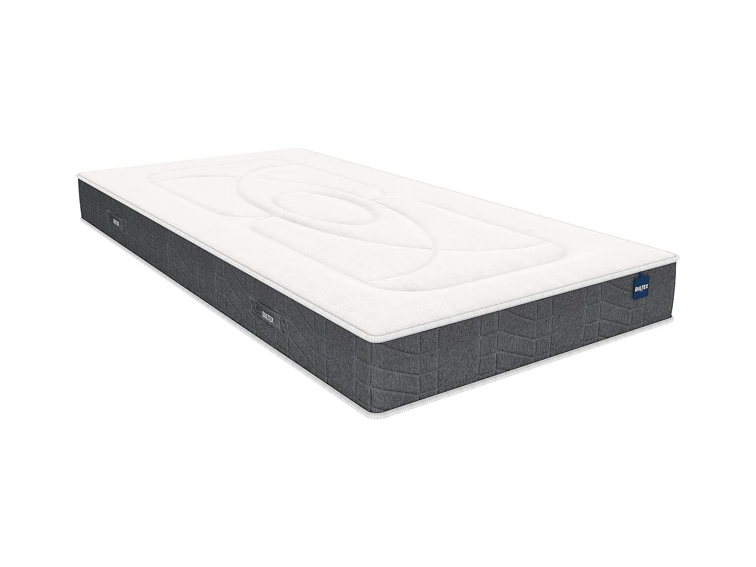 Matelas Bultex nano, mémoire de forme, coton et laine Recovery 100x190