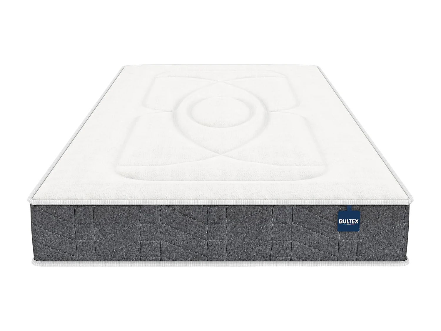 Matelas Bultex nano, mémoire de forme, coton et laine Recovery 90x200