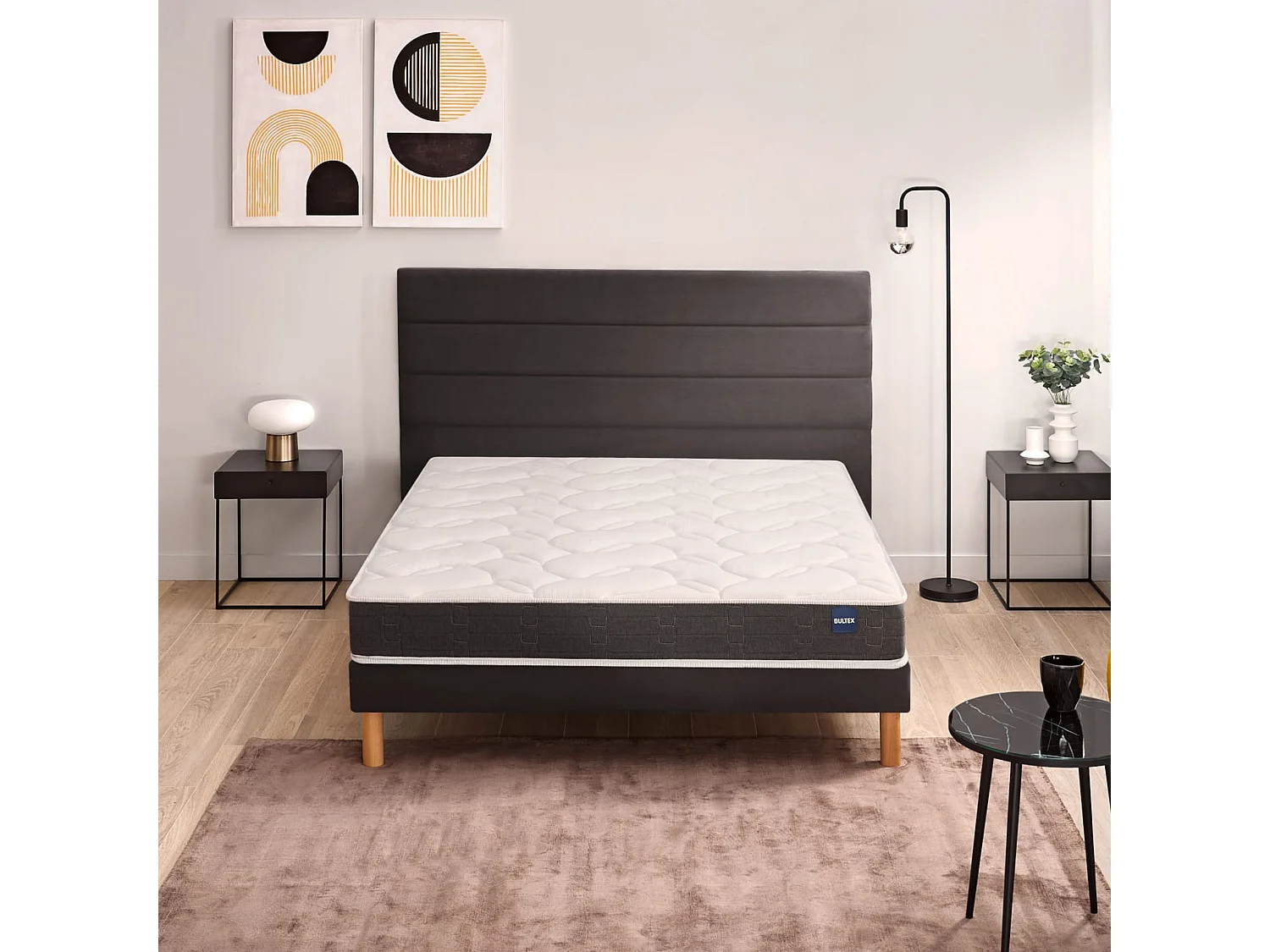 Matelas Bultex nano, mémoire de forme, coton et laine Recovery 120x190