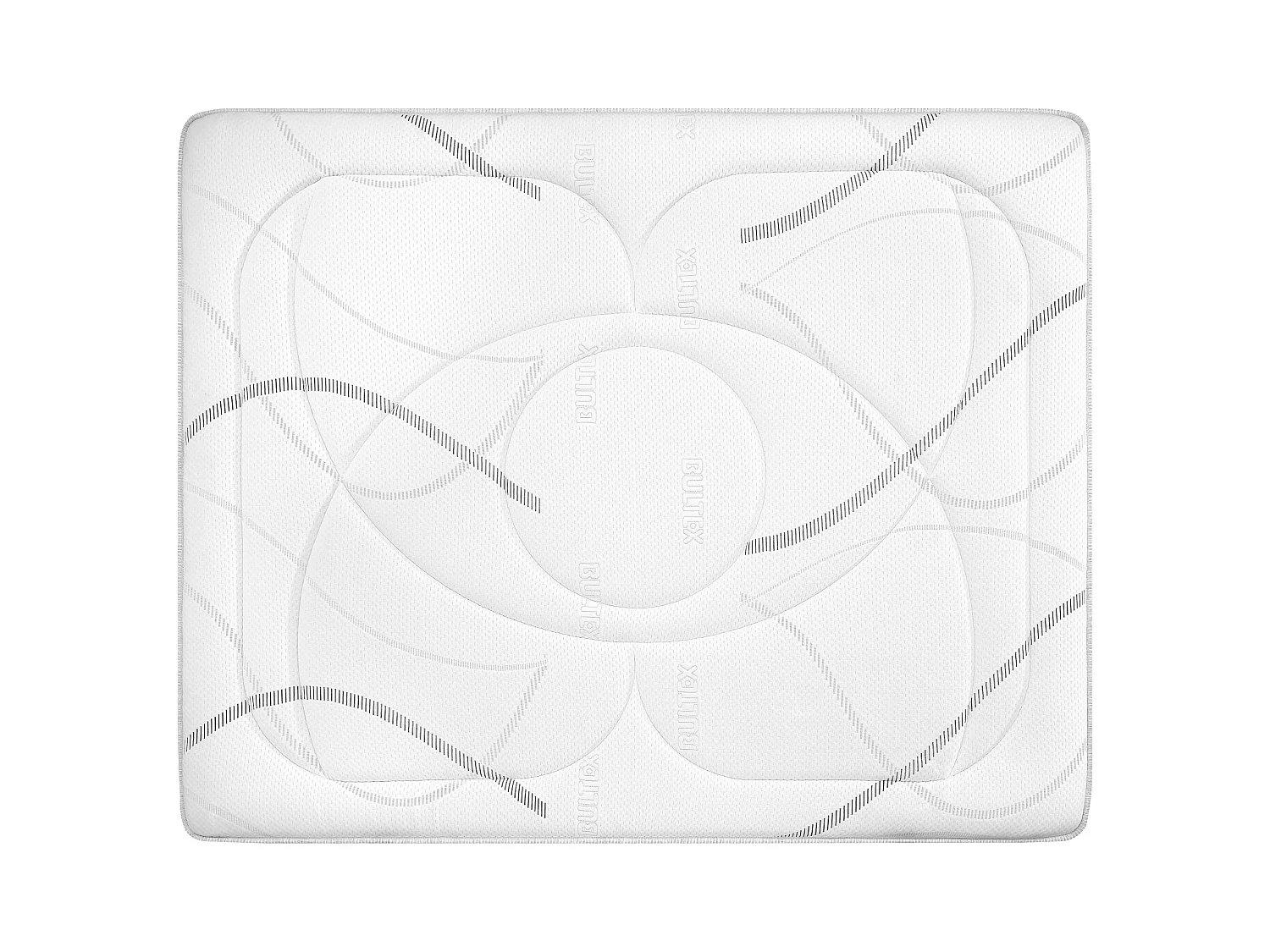 Matelas Bultex nano, mémoire de forme, coton et laine Recovery 160x190