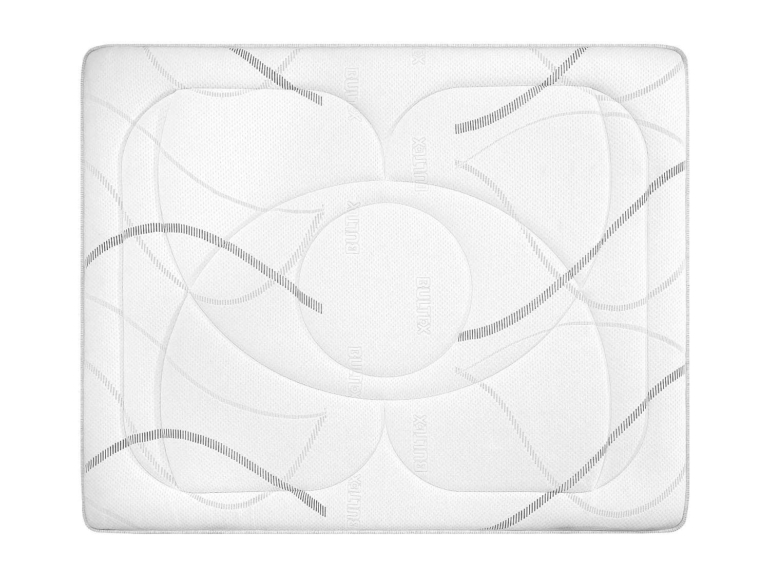 Matelas Bultex nano, mémoire de forme, coton et laine Recovery 200x200