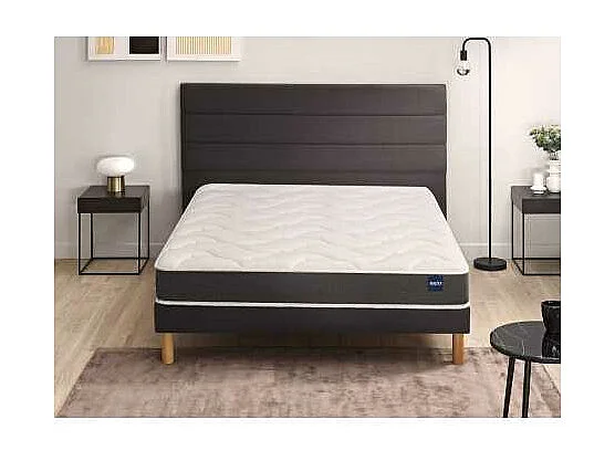 Ensemble Bultex So Good + Sommier Confort Ferme 160x200 - Double Sommier
