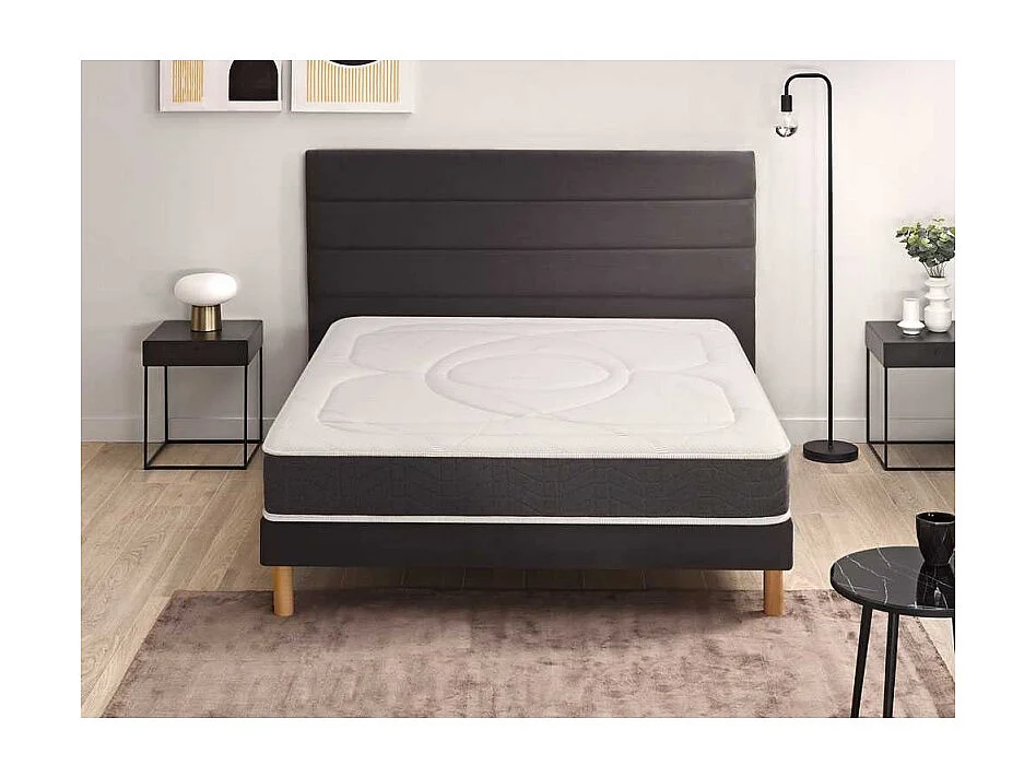 Ensemble Bultex Recovery + Sommier Confort Ferme 160x200