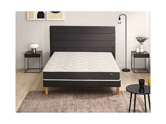 Ensemble Bultex Essential + Sommier Confort Ferme 200x200 - Double Sommier