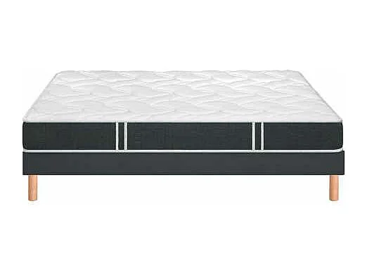 Ensemble Bultex Essential + Sommier Confort Ferme 200x200 - Double Sommier