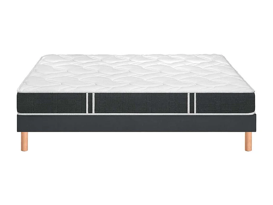 Ensemble Bultex Essential + Sommier Confort Ferme 160x190