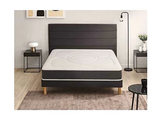 Ensemble Bultex Recovery + Sommier Confort Ferme 160x190
